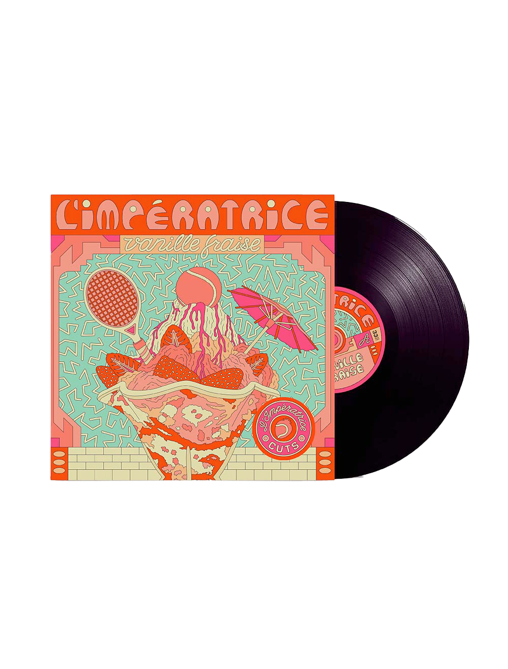 VANILLE FRAISE VINYLE L'IMPERATRICE FACE