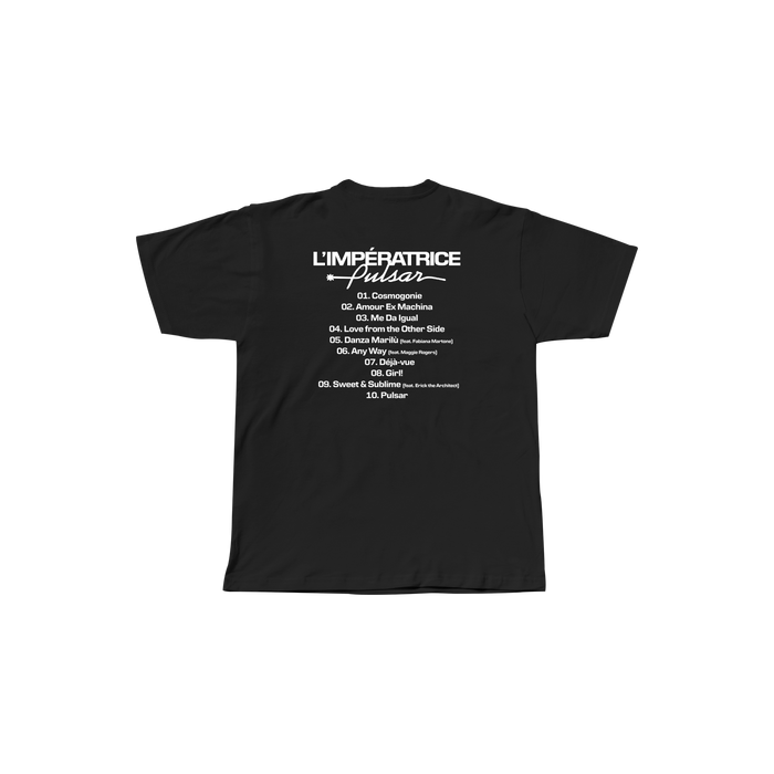 T-shirt Pulsar : Tracklist - L'Impératrice