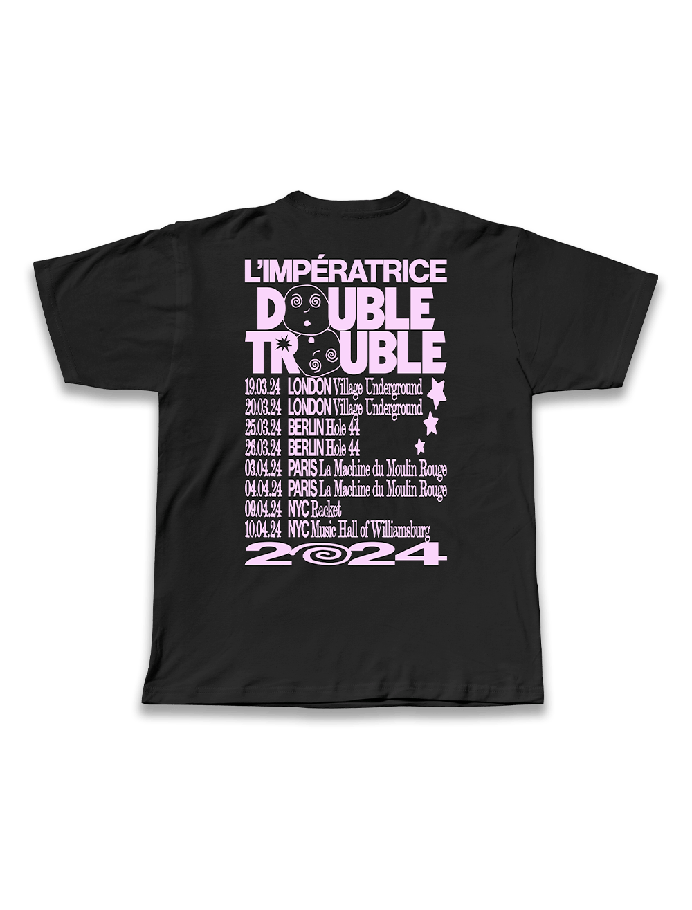 T-shirt Double Trouble Tour